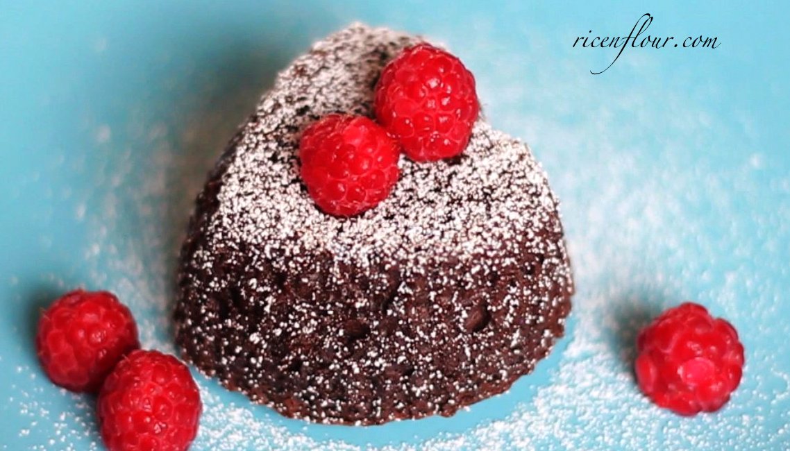 How to make molten lava cake recipe with video rice n flour