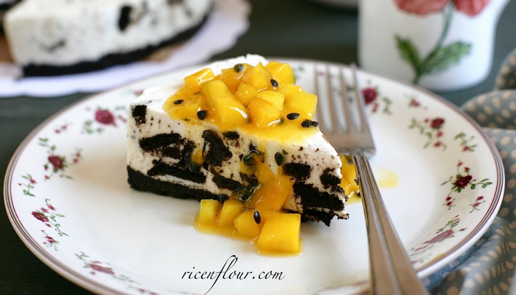How to make NoBaked Oreo Cheesecake (recipe) Rice 'n Flour